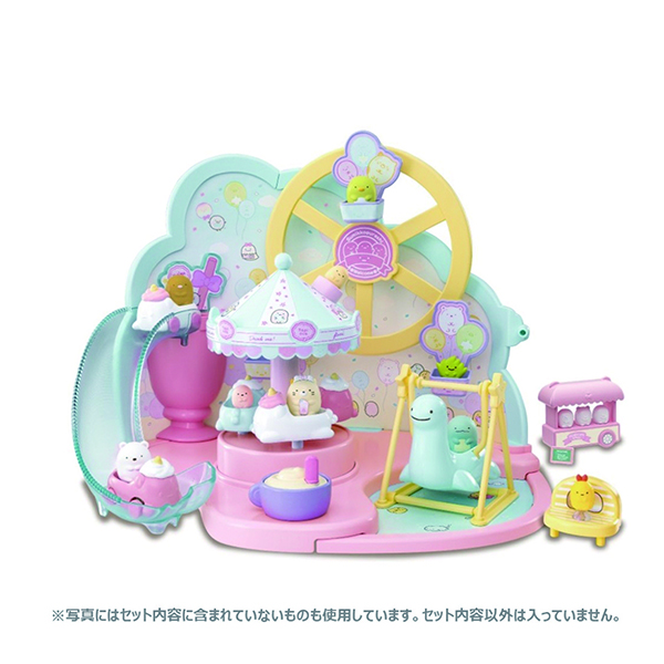 [タカラトミー]くっつきすみっコ まわるメリーゴーランド♪ かんらんしゃのあるゆうえんちの商品画像